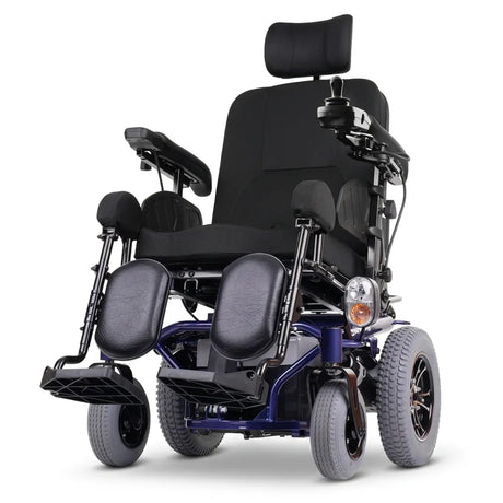 Silla eléctrica reclinable en respaldo y reposapiés Calabria 2 para mejorar el confort postural dortomedical