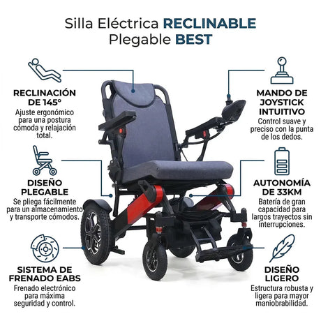 Características clave de la silla eléctrica con frenos EABS que aportan una seguridad total en la frenada dortomedical