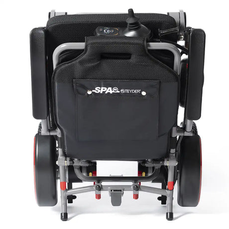 Mecanismo de plegado de silla de ruedas eléctrica fácil y rápido para transporte cómodo dortomedical