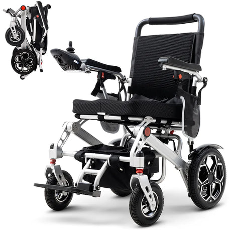 Silla eléctrica plegable MAX de aluminio ligero y resistente para facilitar el transporte dortomedical