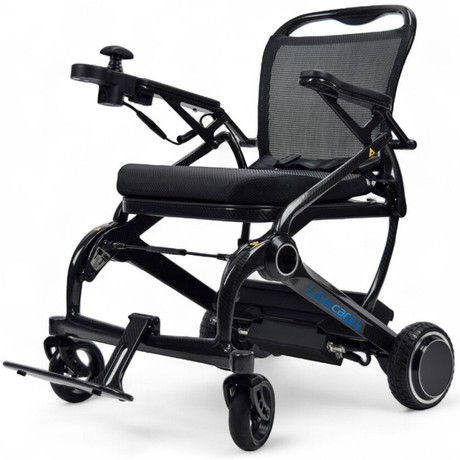 Silla eléctrica plegable de fibra de carbono ultraligera para mejorar la movilidad diaria dortomedical