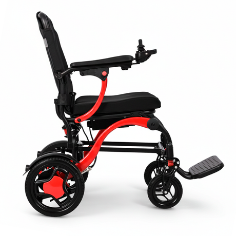 silla-electrica-plegable-ligera-elegant-roja-de-lado