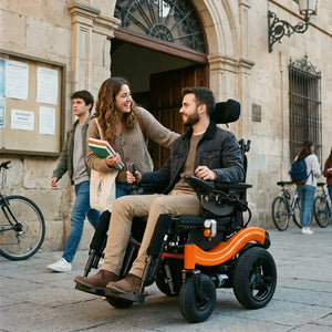 Silla eléctrica reclinable Calabria 5 con soporte de pantorrillas para mejorar la sujeción dortomedical