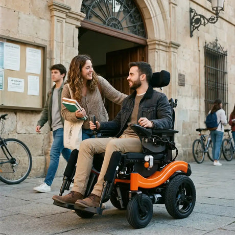 Silla eléctrica reclinable Calabria 5 con soporte de pantorrillas para mejorar la sujeción dortomedical