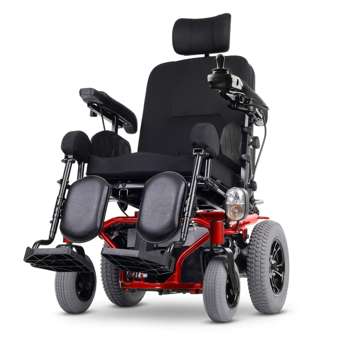 Silla eléctrica con reposacabezas ajustable para mejorar el apoyo cervical dortomedical
