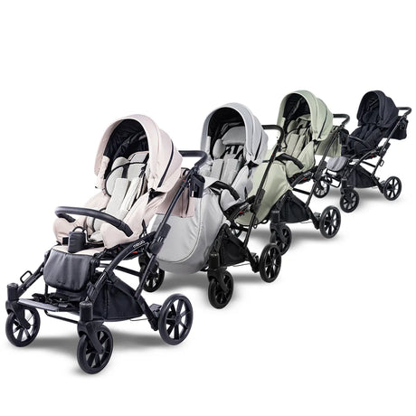 Colores disponibles de la silla PCI basculante y ajustable MEWA PRO para mejorar el confort y la postura infantil dortomedical