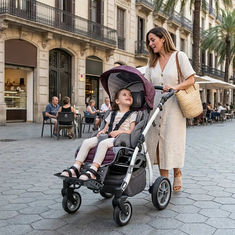 Silla de posicionamiento infantil GRIZZLY con cinturón de 5 puntos acolchado para una mayor seguridad dortomedical