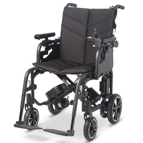 Silla de ruedas eléctrica con chasis de aluminio de solo 16,3 kg para una manipulación sin esfuerzo dortomedical