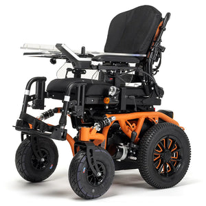 Silla de ruedas eléctrica Springer con elevación de asiento de 300 mm para facilitar el acceso a lugares difíciles dortomedical