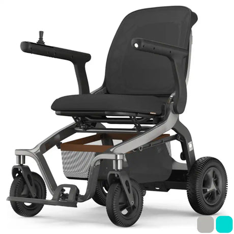 Silla de ruedas eléctrica de diseño moderno con joystick con pantalla TFT, asistente de voz y chasis de alta resistencia que soporta hasta 150 kg dortomedical