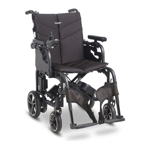 Silla de ruedas eléctrica plegable sin necesidad de retirar la batería para una carga fácil en el coche dortomedical