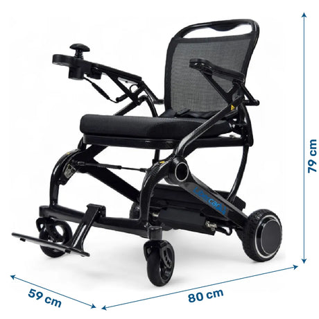 Medidas de la Silla de ruedas eléctrica con ruedas antipinchazos para un desplazamiento sin preocupaciones dortomedical