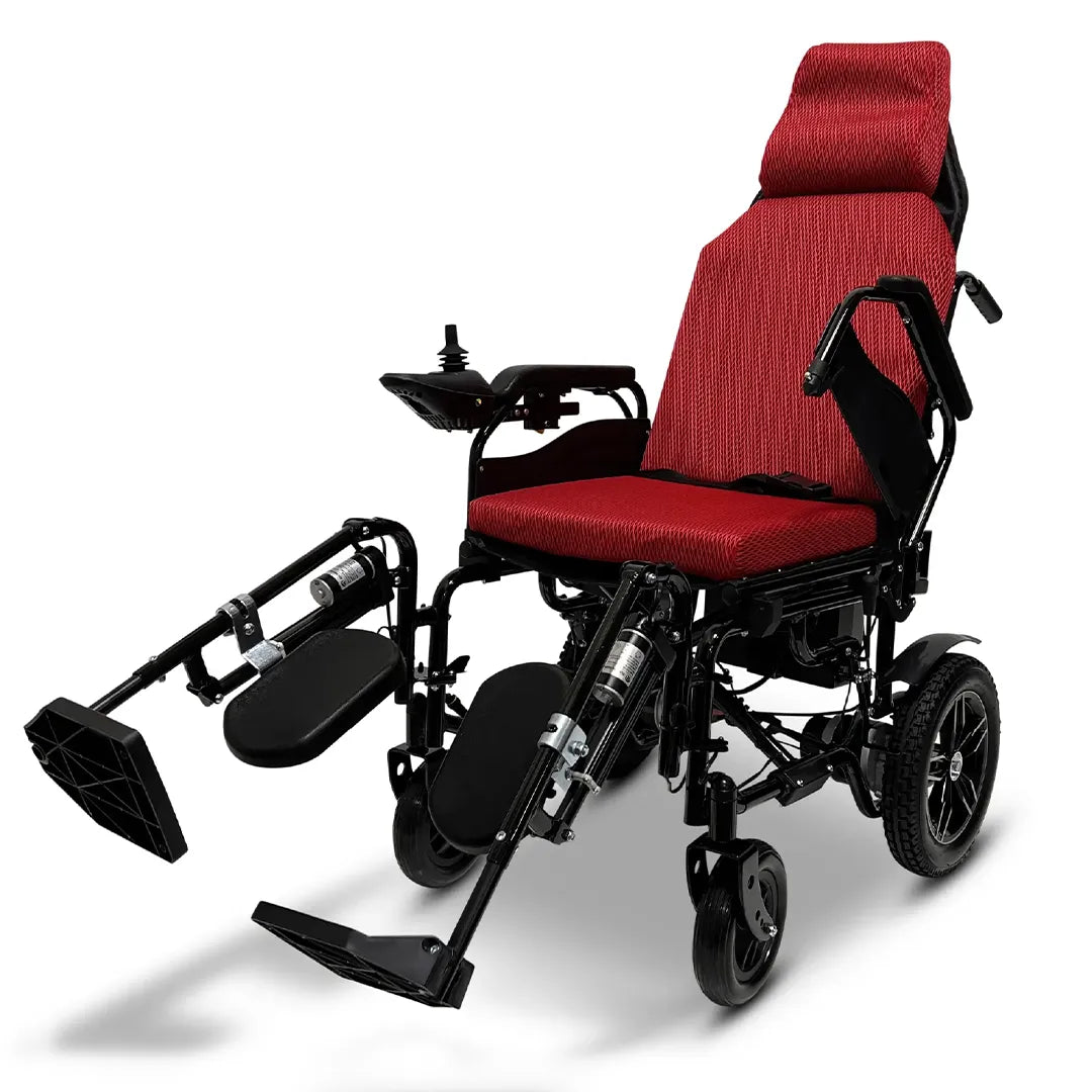 Silla de ruedas eléctrica X-9 con respaldo reclinable ajustable para conseguir una postura óptima dortomedical