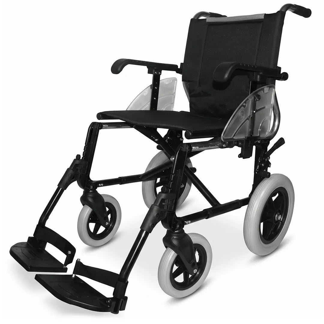Reposapiés ajustables, extraíbles y abatibles de la silla de ruedas Forta Line dortomedical