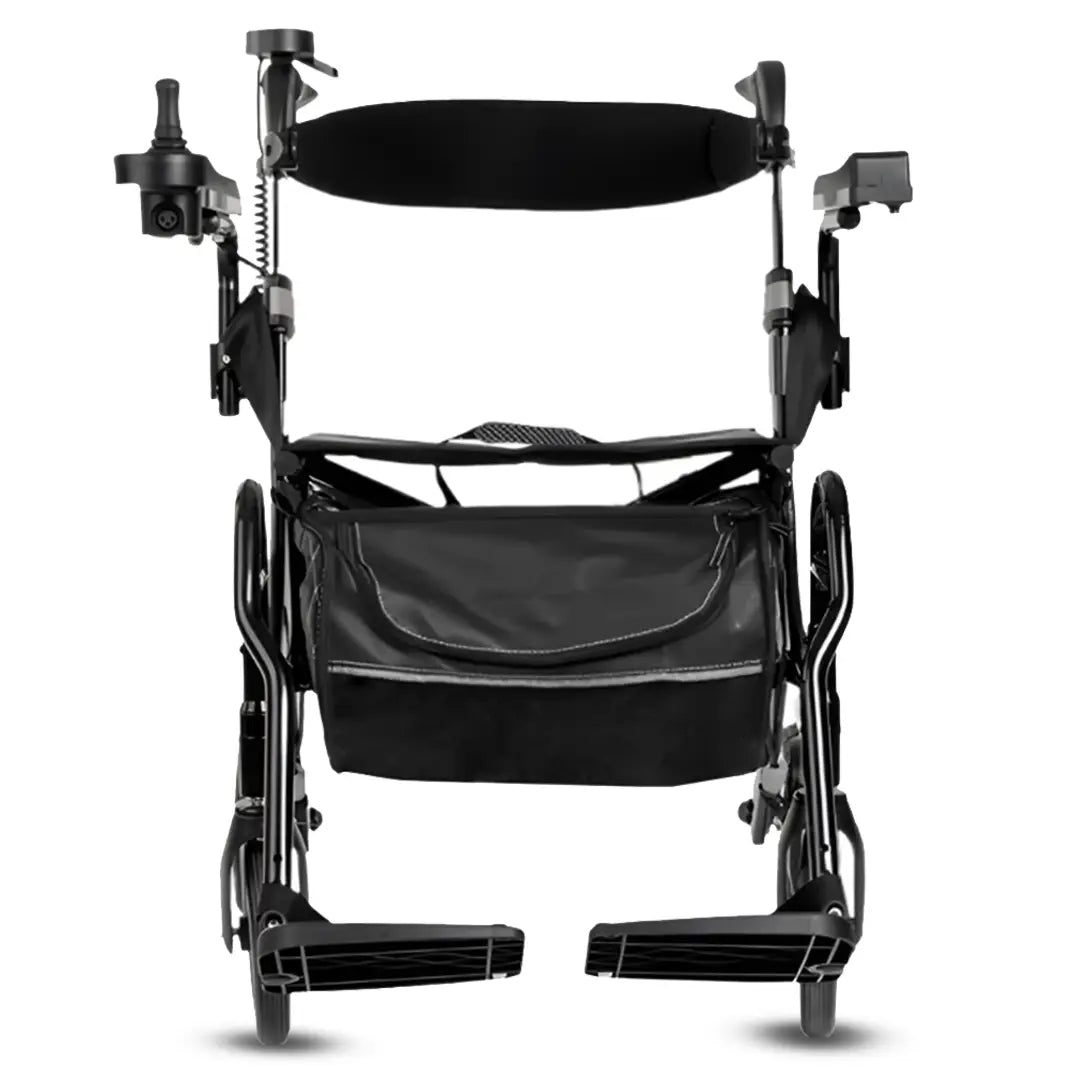 Silla de traslado con motor de acompañante y sensor inteligente para alivio del cuidador dortomedical