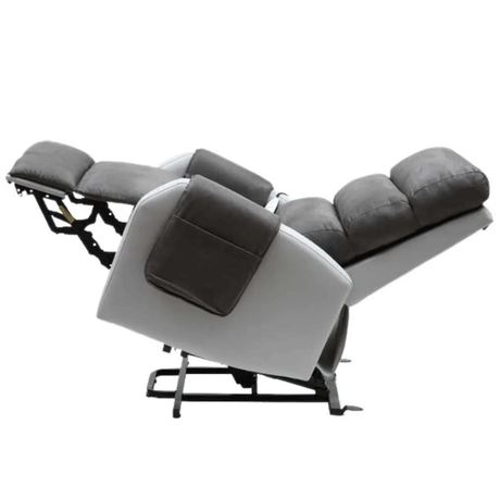 Sillón articulado que permite posición de gravedad cero sin reclinar el respaldo dortomedical