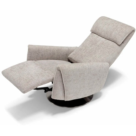 Sillón reclinable en posición de "gravedad cero" o descanso casi horizontal, optimizando la presión corporal y la relajación muscular dortomedical