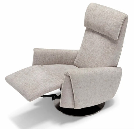 Sillón con reclinación de respaldo y reposapiés independiente para descanso lumbar óptimo dortomedical