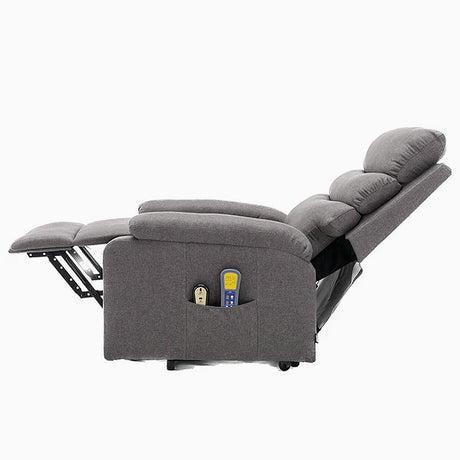 Poltrona Elevatória Reclinável Elétrica com Massagem