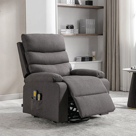 Poltrona Elevatória Reclinável Elétrica com Massagem