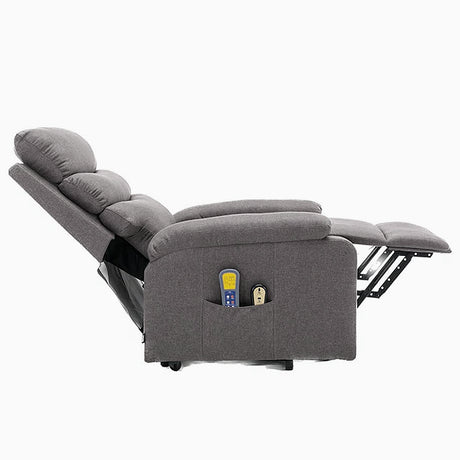 Poltrona Elevatória Reclinável Elétrica com Massagem