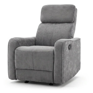 Modelo gris del sillón reclinable con función balancín para favorecer el confort del usuario dortomedical