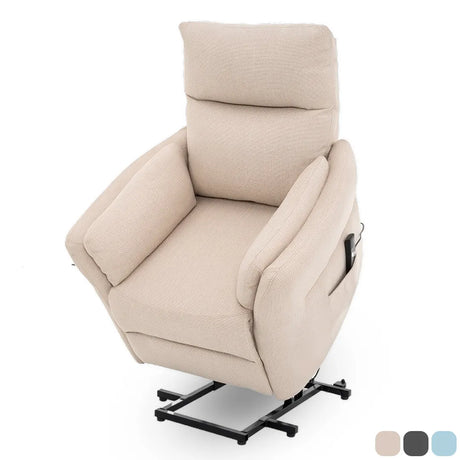 Sillón relax con sistema de reclinación sincronizada de respaldo y reposapiés para un descanso óptimo de Dortomedical.