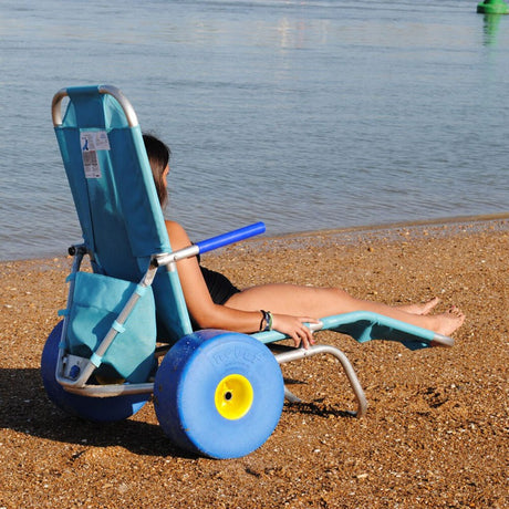 Espreguiçadeira Adaptada para Praia com Rodas OCEANIC SUN