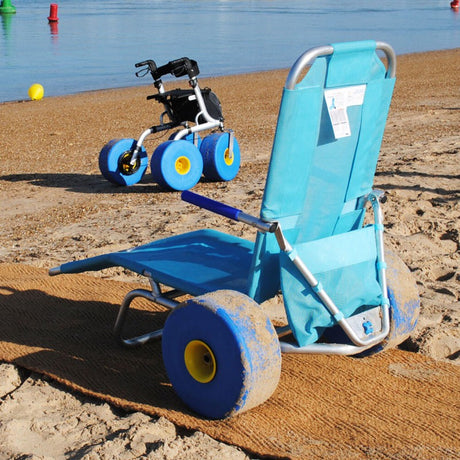 Espreguiçadeira Adaptada para Praia com Rodas OCEANIC SUN